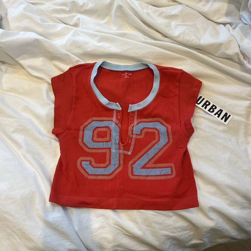 Urban Outfitters Ribbed Seamless Crop Tshirt